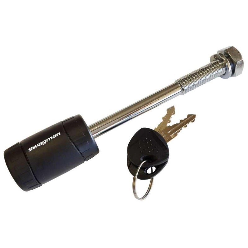 Swagman Anti-Wobble 1/2"" Universal Threaded Hitch Pin   Black - Image 1